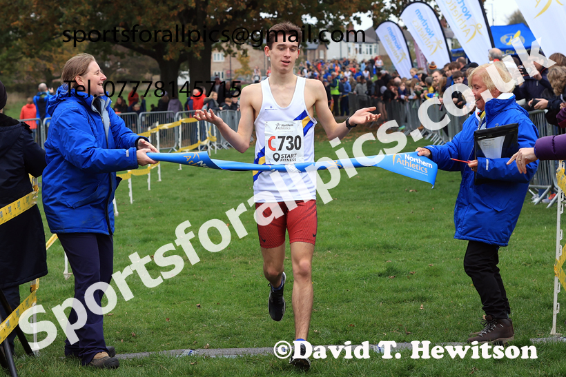 Mens Under-17s relay, 2025 Northern Cross Country Relays, Graves Park, Sheffield. Photo: David T. Hewitson/Sports for All Pics